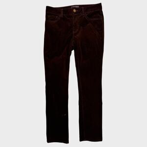 Chaps Denim Petite 2P Brown Corduroy Pants